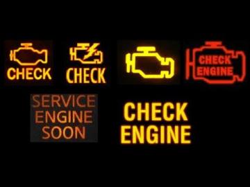 Горит Check engine